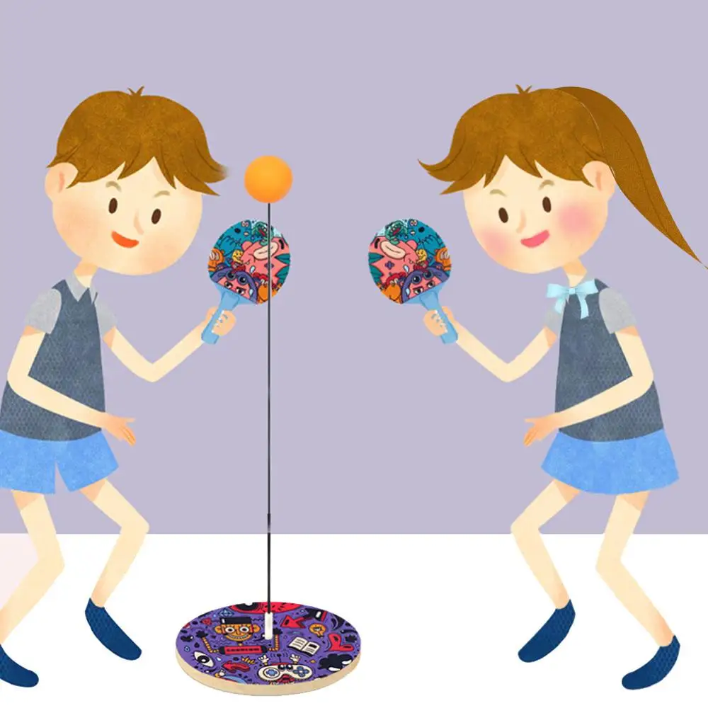 Портативный детский набор для настольного тенниса тренер Пинг Понг теннис