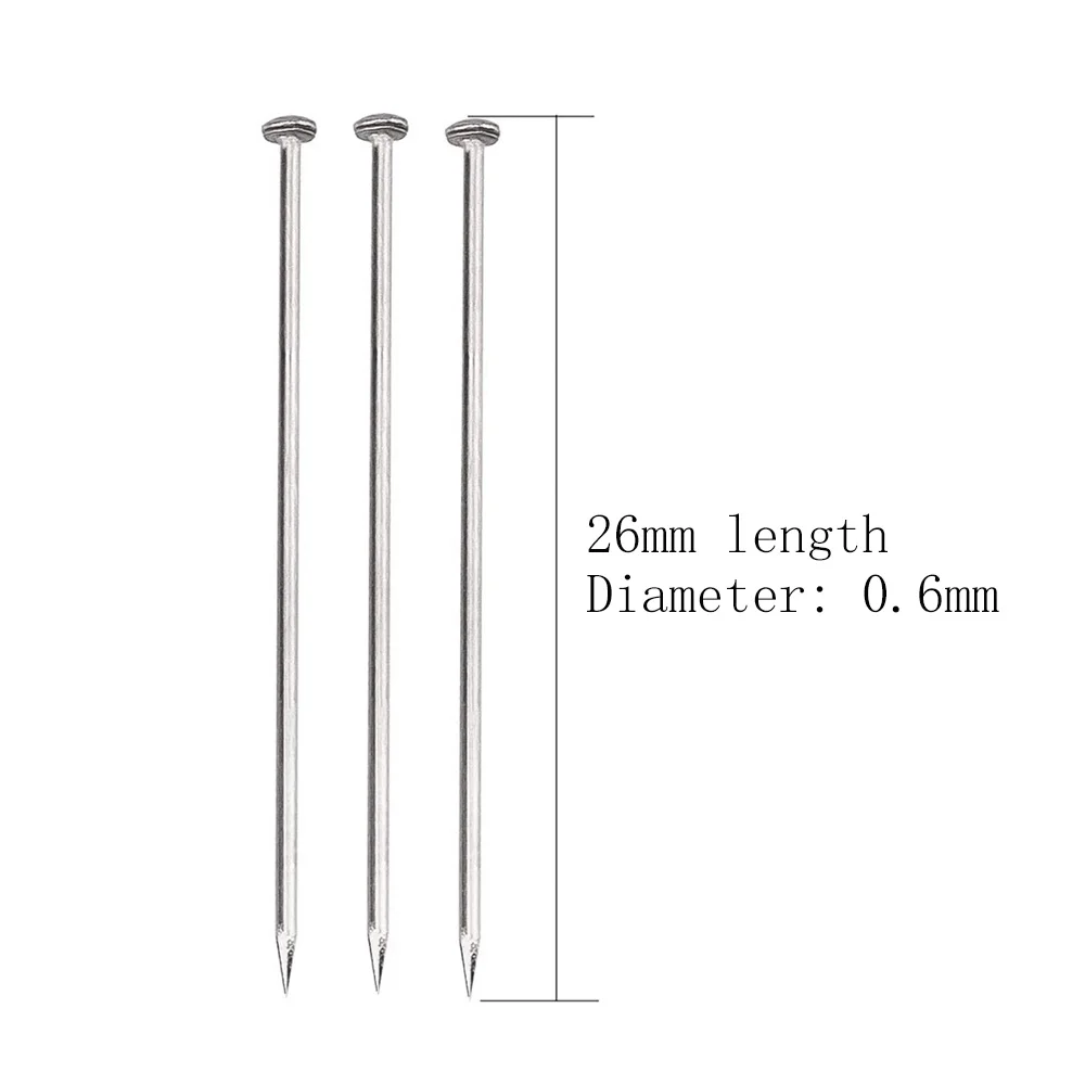 D&ampD 1600pcs Stainless Steel Quilting Pins Dressmaker for Jewelry Making DIY Sewing Craft Fine Satin Tool | Дом и сад