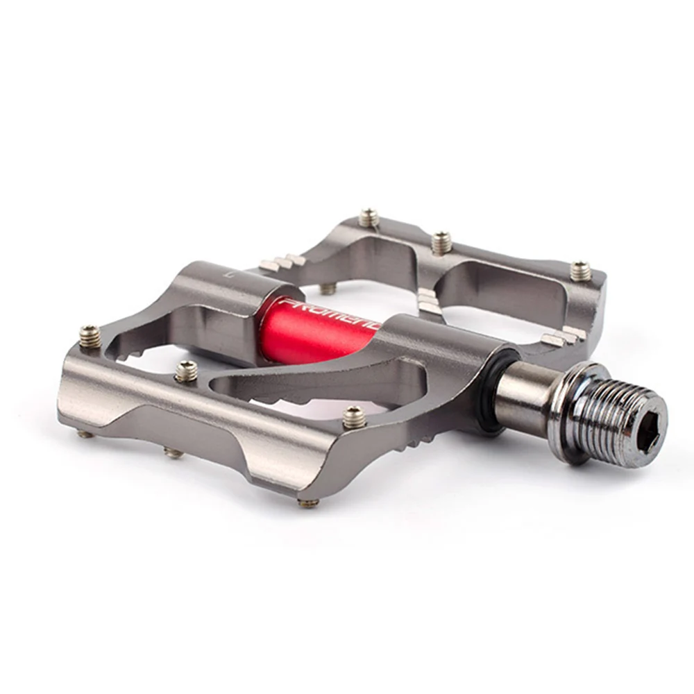 

Promend MTB Mountain Road Bicycle Bike Pedal Slip-resistant Ultra-light Aluminum Alloy 3 Ball Bearing Cycling Pedals