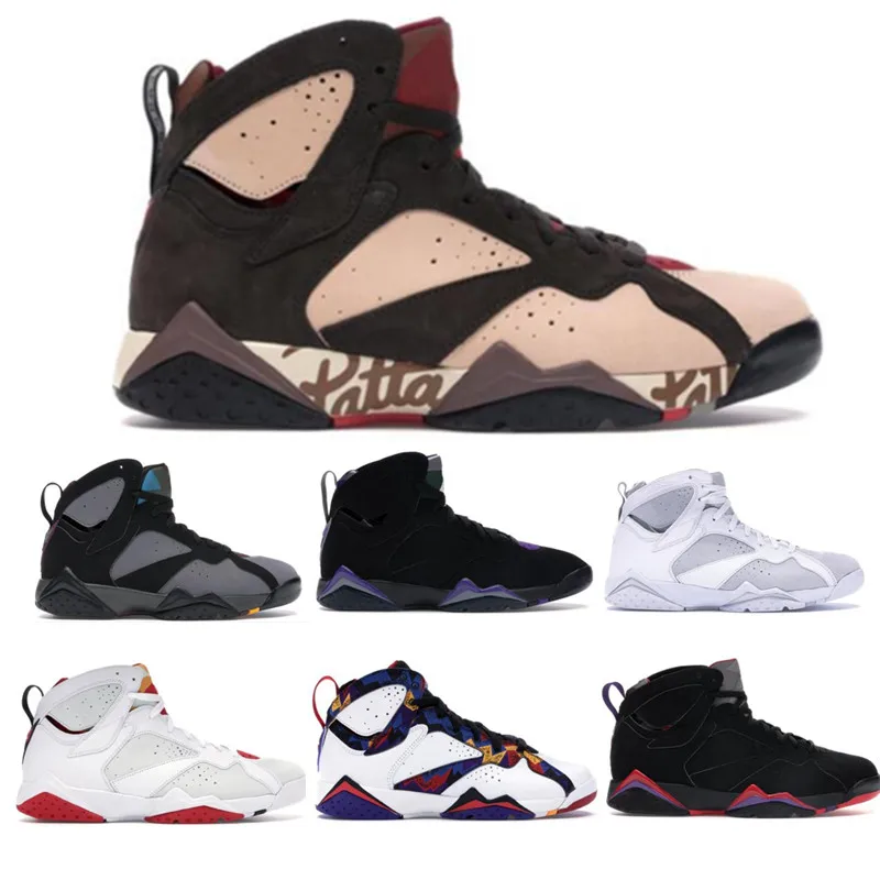 

Cheap Men 7 7s Basketball Shoes Shimmer Icicle Bordeaux Hare Topaz Mist Nothing But Net Pure Platinum Purple Zapatos Sneakers