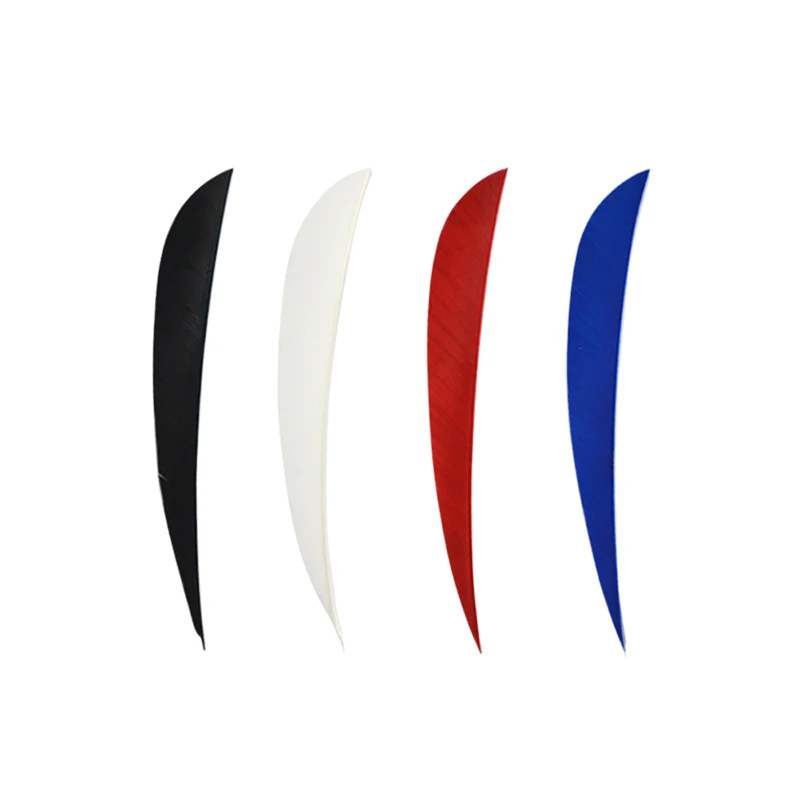 

100pcs 5Inch Archery Arrow Feather Left Wing Drop-Shape Turkey Feathers Fletching for Bow and Arrow Shooting Hunting Accessories