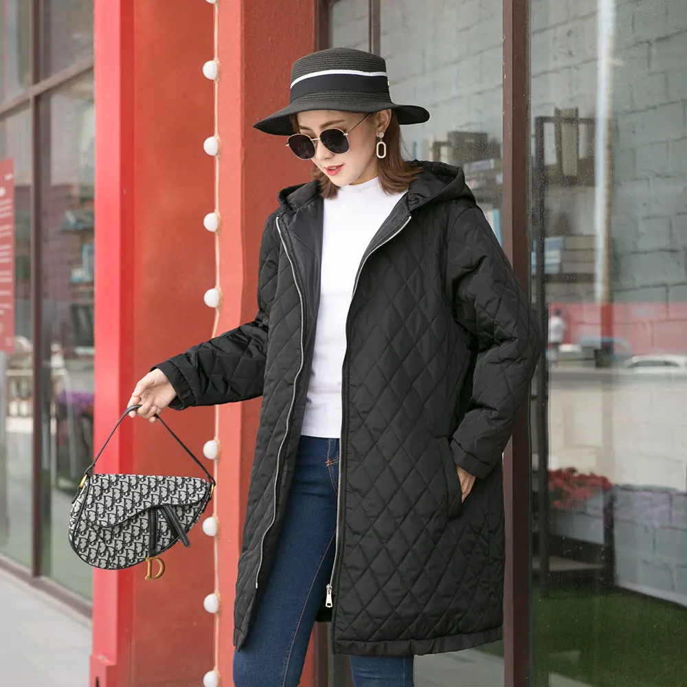 Зимние женские парки женская теплая куртка утепленные пальто с капюшоном одежда