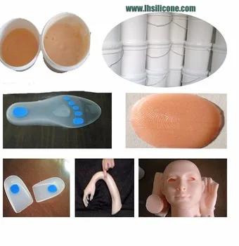 Медицинский Безопасный жидкий силикон E 20 для изготовления стельки ухода за