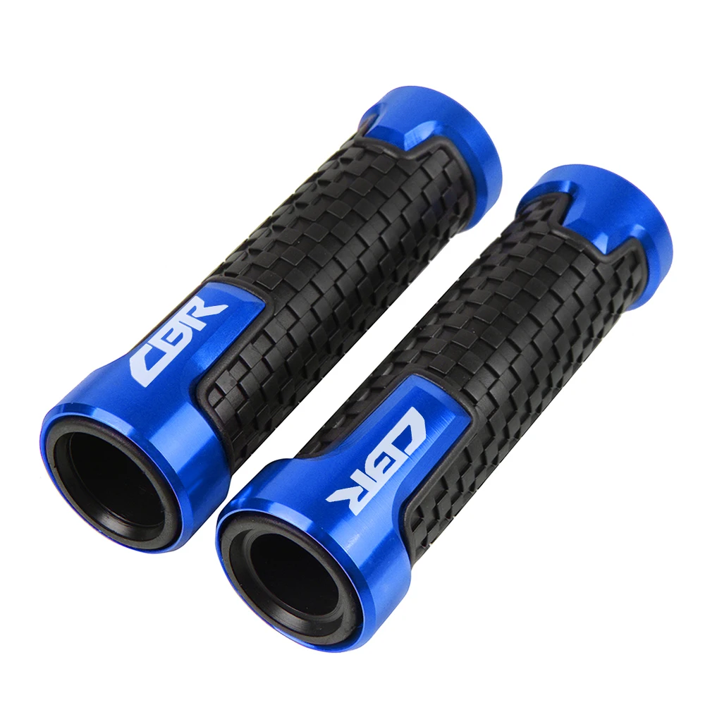 Blue Для HONDA CBR929 RR CBR 929 RR CBR RR 2000 2001 7/8 ''22 мм мотоциклетные ручки противоскользящая ручка мотоцикла концы акустическая система ручной Руль - Цвет: Blue