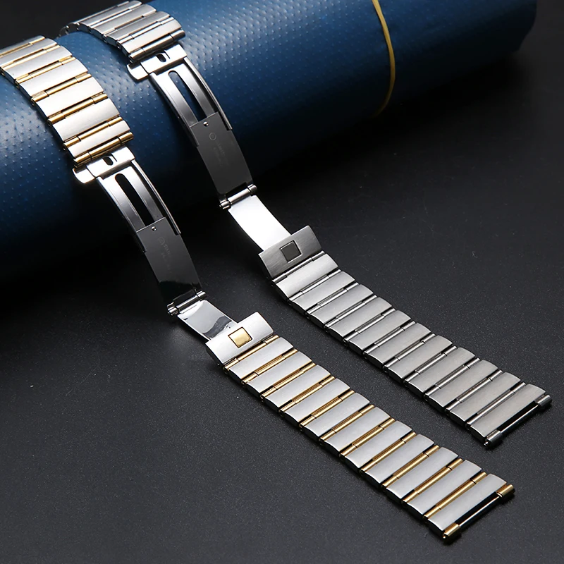 Ремешок из нержавеющей стали для часов Omega CONSTELLATION Серебристый браслет наручных с