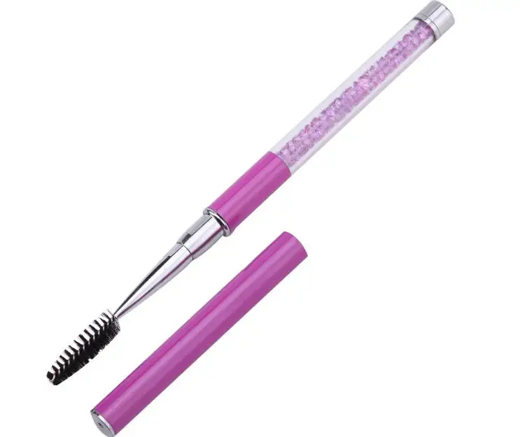 値段 ラインストーンアクリルハンドルまつげブラシ櫛スパイラルマスカラまつげエクステンションアプリケーターSN083