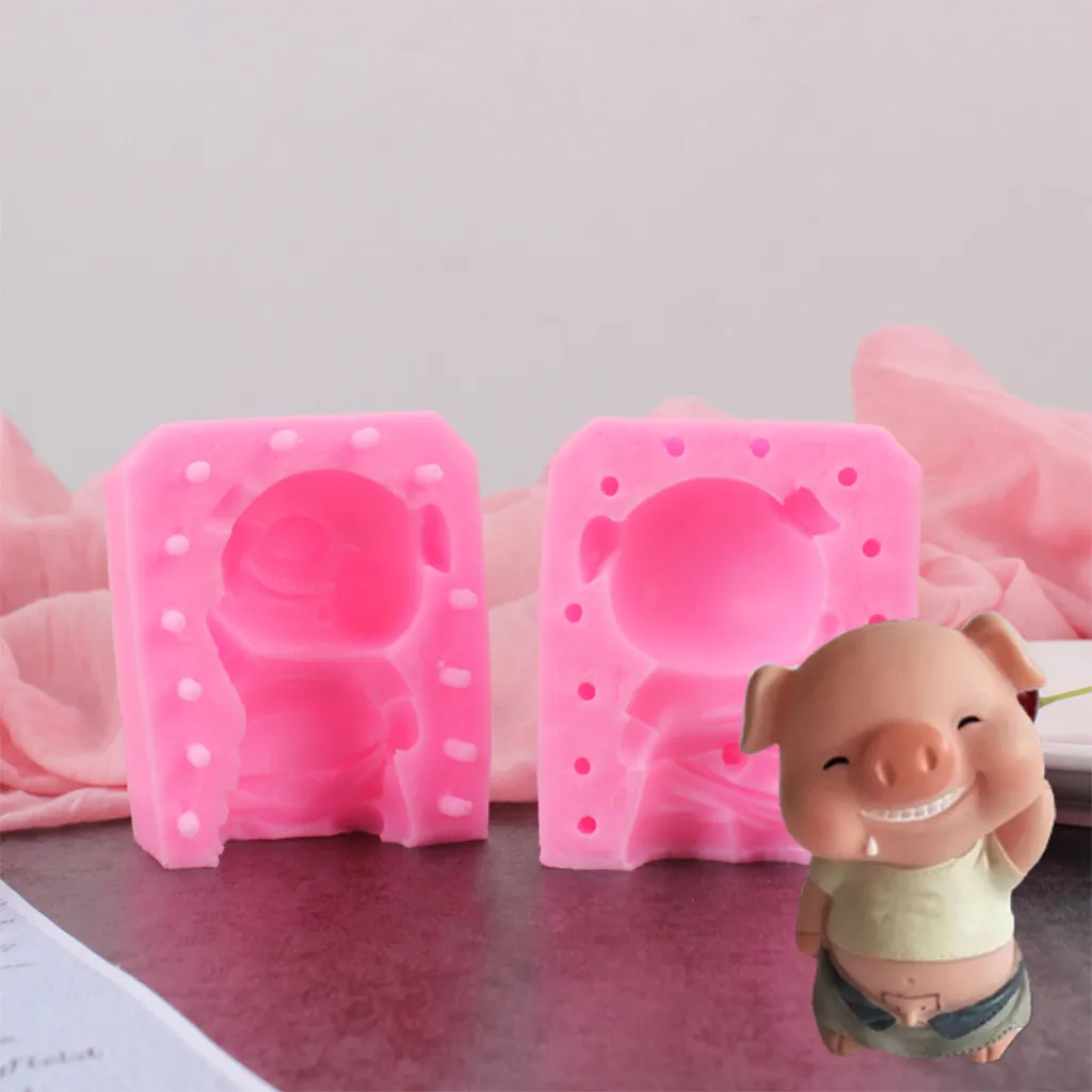 DIY Милая Свинья Форма для выпечки инструмент украшения свинка форма мусс помадка