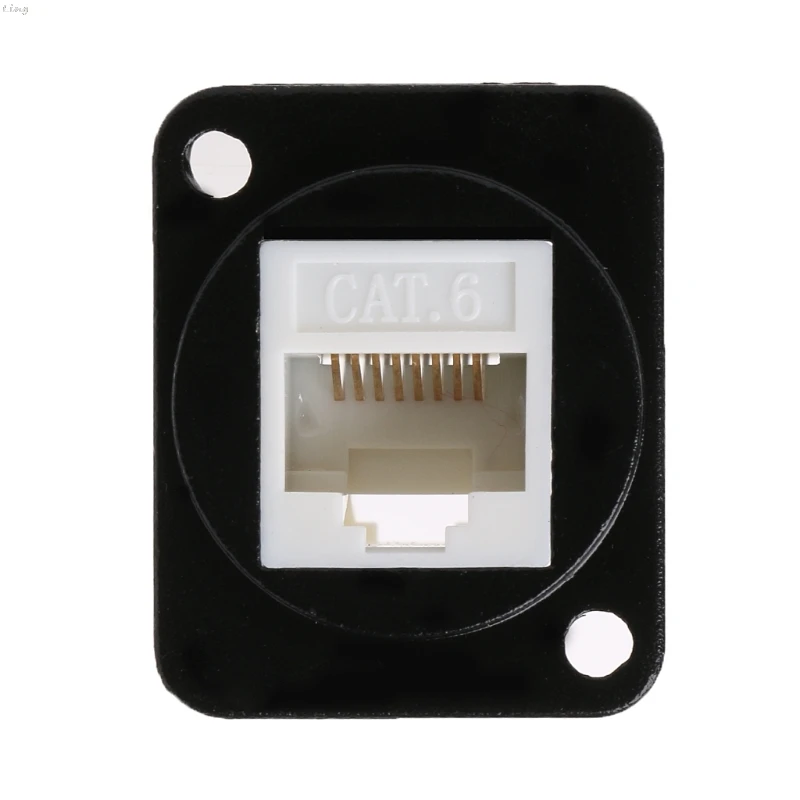 Сетевой разъем RJ45 металлическая панель D Тип крепления CAT5E CAT6 | Обустройство дома