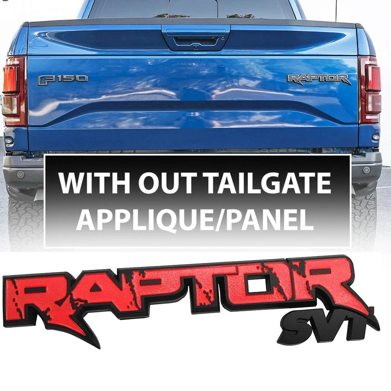 Автомобильная Задняя Эмблемы для багажника Raptor SVT эмблема 3D логотип задняя