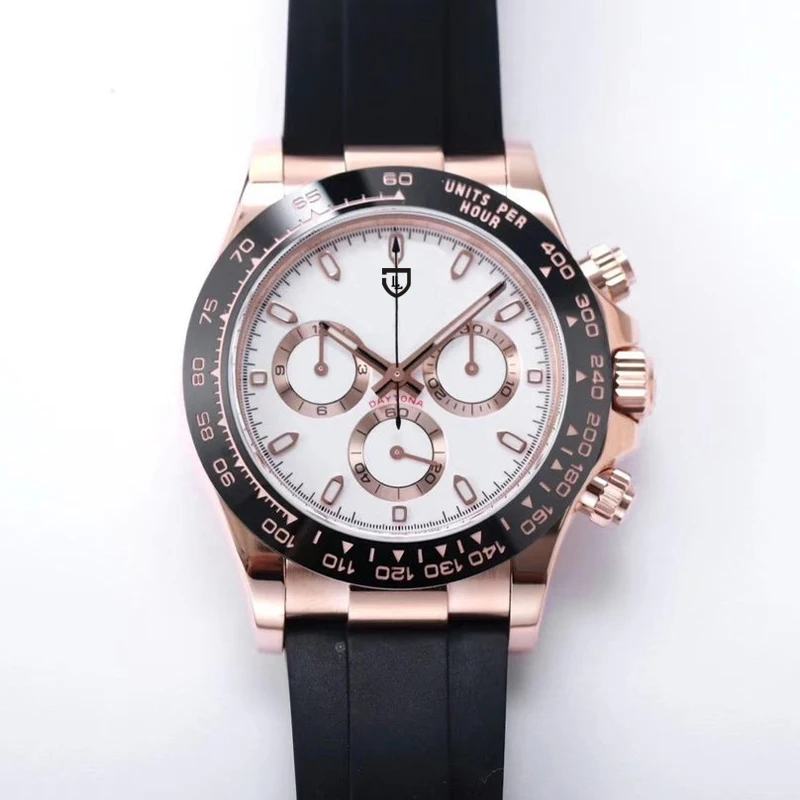

Custom Luxury Brand High Quality 904L Men Automatic Mechanical Sapphire Glass Rolexable Replica AAA NOOB 116515LN