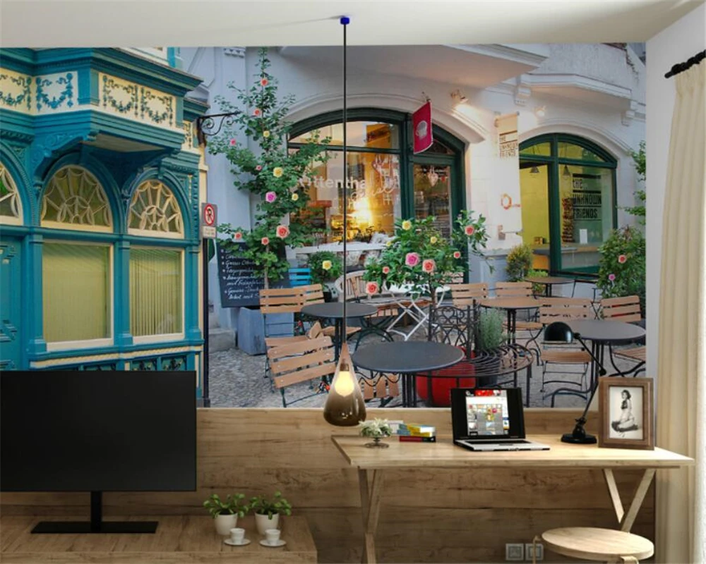 Beibehang индивидуальные трехмерные обои в европейском архитектурном стиле для