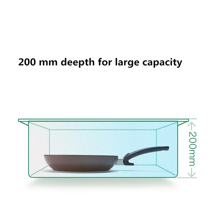 Кухонные раковины из нержавеющей стали с одним бантом выше или под стойкой