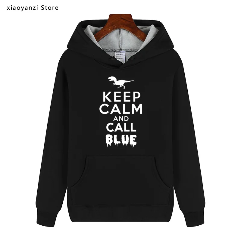 

Мужской хлопковый свитшот с надписью «Keep Calm And Call» и принтом динозавра «Jurassic Park», SL249