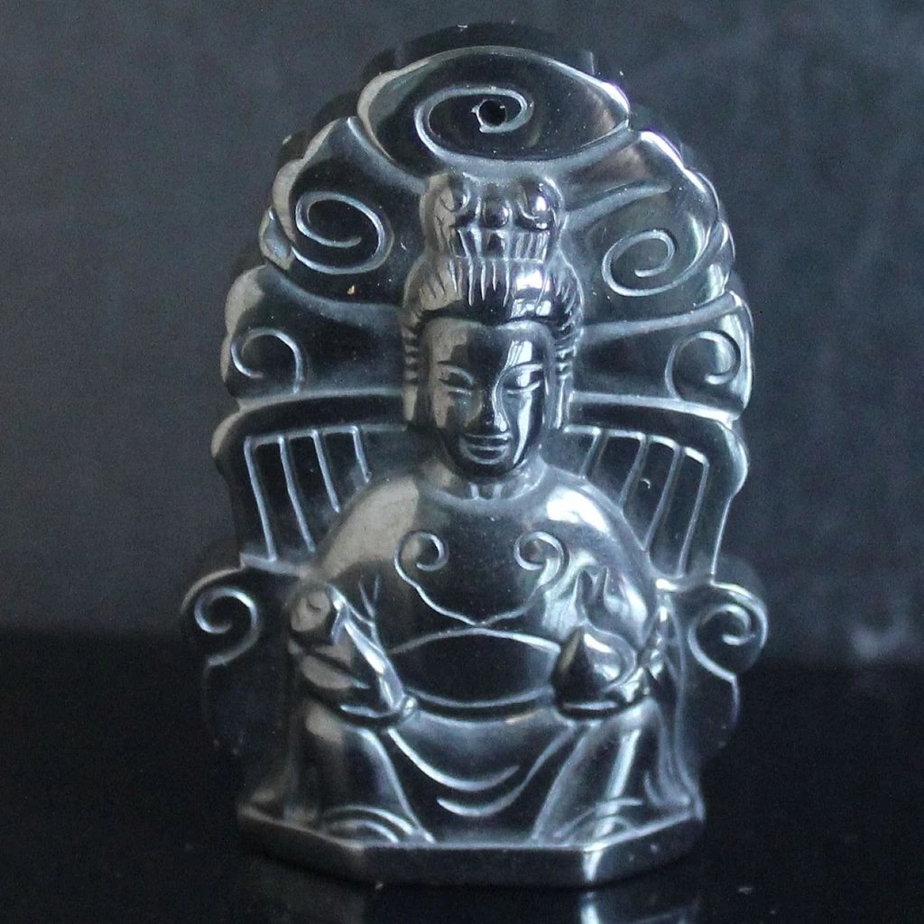 

Hematite buddha pendant DIY for necklace