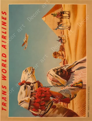 Ретро путешествие в Африку Египет холст живопись винтажные настенные картины