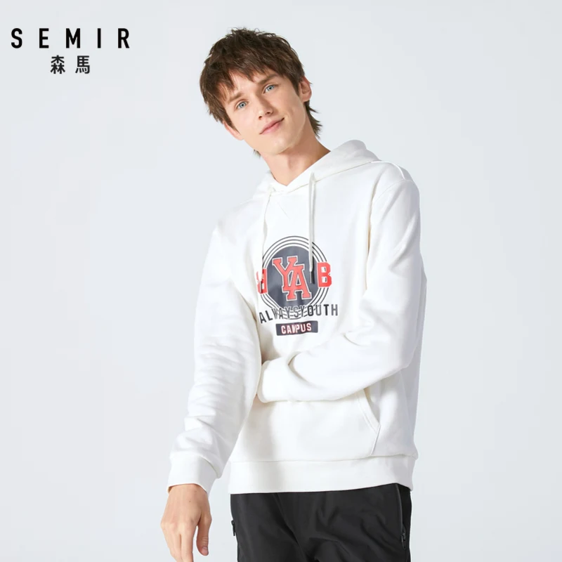 Мужские толстовки с капюшоном SEMIR спортивная куртка в Корейском стиле осень 2019 |