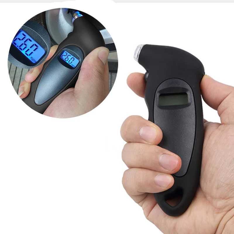 Манометр для шин 0-150 PSI подсветка Высокоточный цифровой контроль давления в шинах