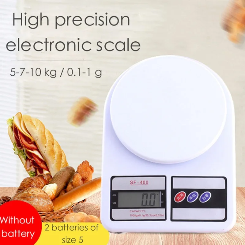

5/10kg 1g Kitchen Precision Electronic Scale High Precision Baking Scale Medicinal Food Scale with Backlight LCD Display