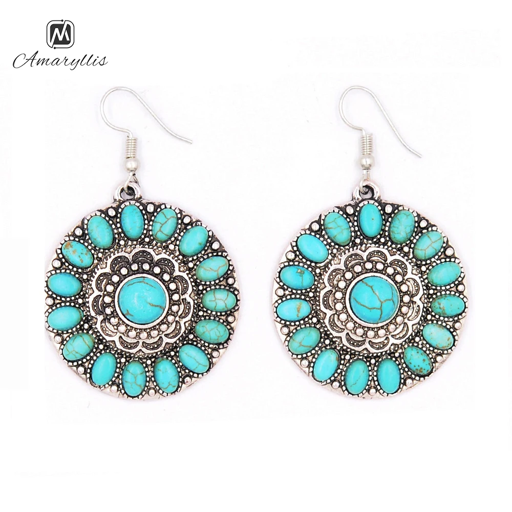 Женские винтажные серьги подвески Amaiyllis с искусственными