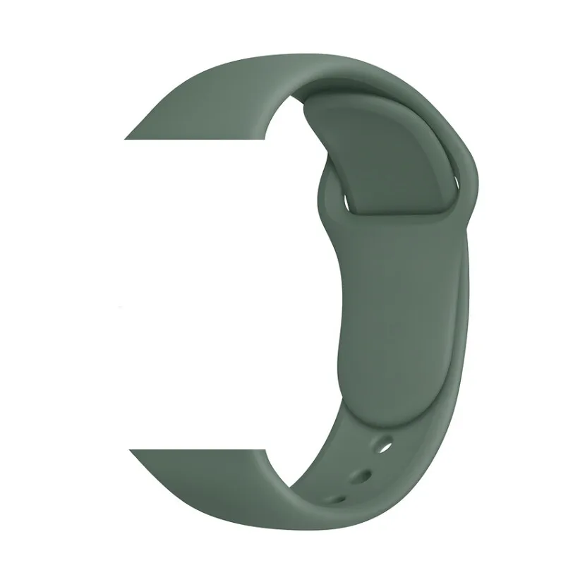 Силиконовый спортивный ремешок для iWatch 5, 40 мм, 44 мм, цветной мягкий браслет, ремешок для Apple Watch, 42 мм, 38 мм, 1, 2, 3, 4, аксессуары