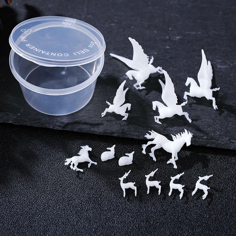 Миниатюрный 3D силикон изготовленный из морских животных грибов и оленей