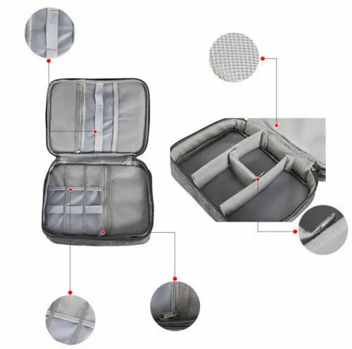 

Digital Charger Storage Bag USB Data Cable Organizer Earphone Wire Bag Power Bank Travel Kit Case Pouch Electronics Accessories