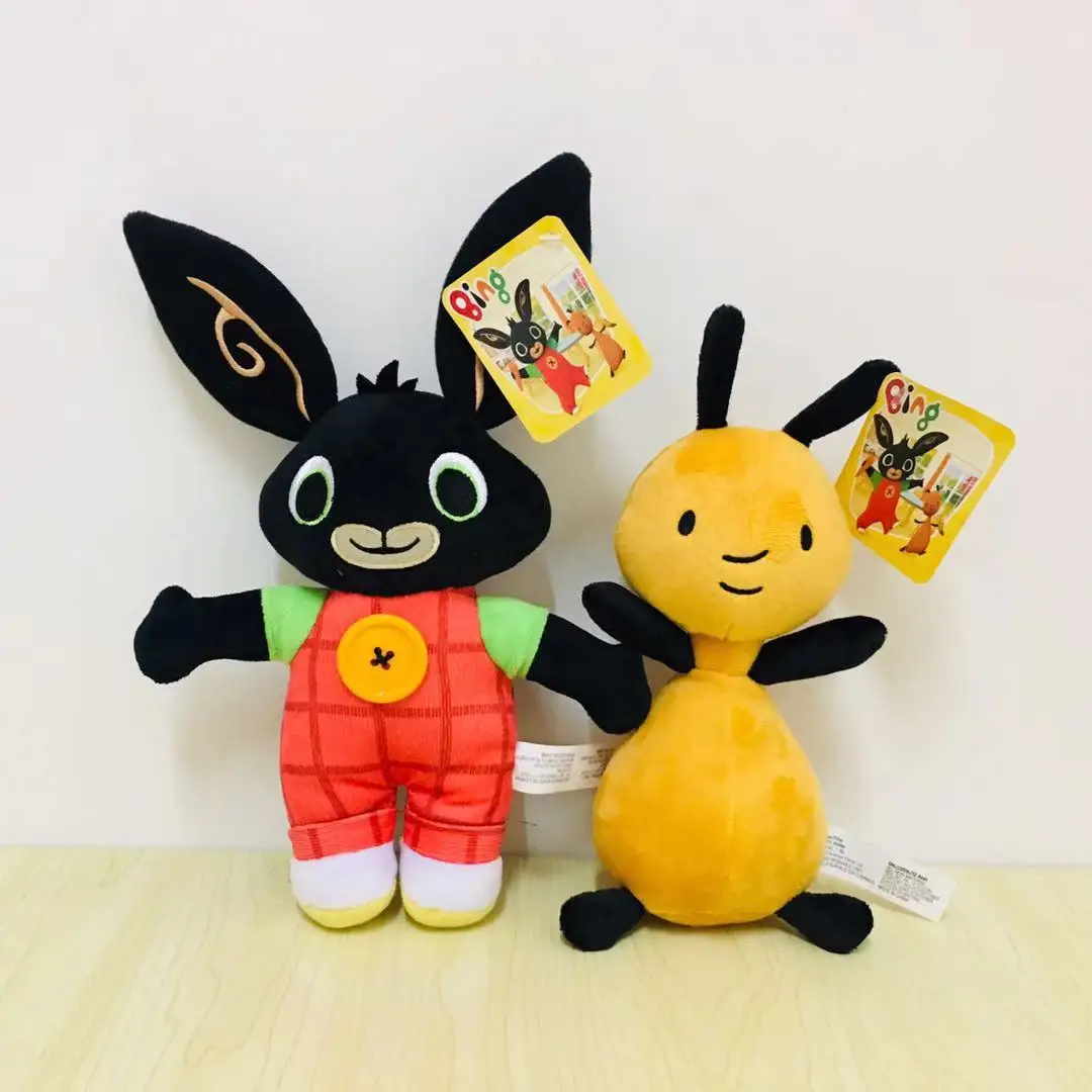 Bing Bunny плюшевая игрушка подвеска зажим Брелок Bing Bunny кукла игрушка Hoppity Voosh чучело Панда Кролик игрушка для рождественских подарков