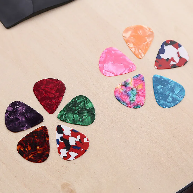 

5pcs Acoustic Guitar Picks Accessories Plectrum Celluloid Electric Smooth Pick 0.71mm 0.41mm 0.96mm