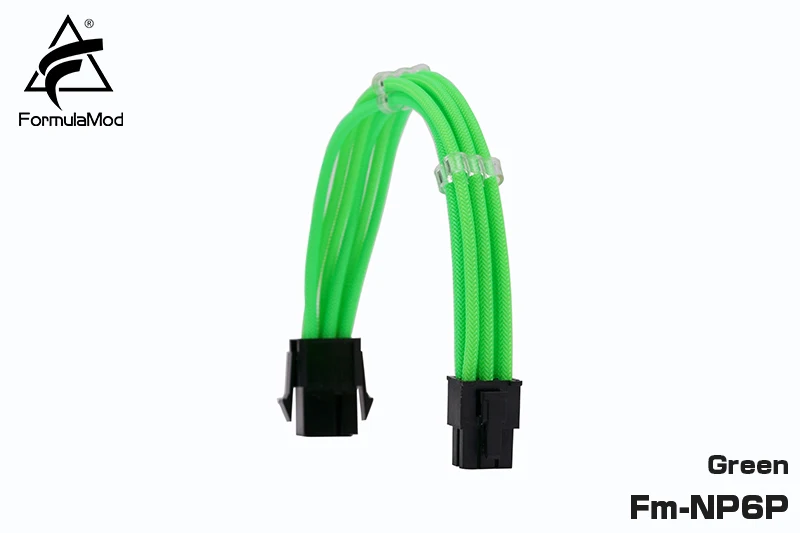 FormulaMod Fm-NP6P PCI-E 6Pin Мощность мм удлиняющий кабель для материнская плата/GPU