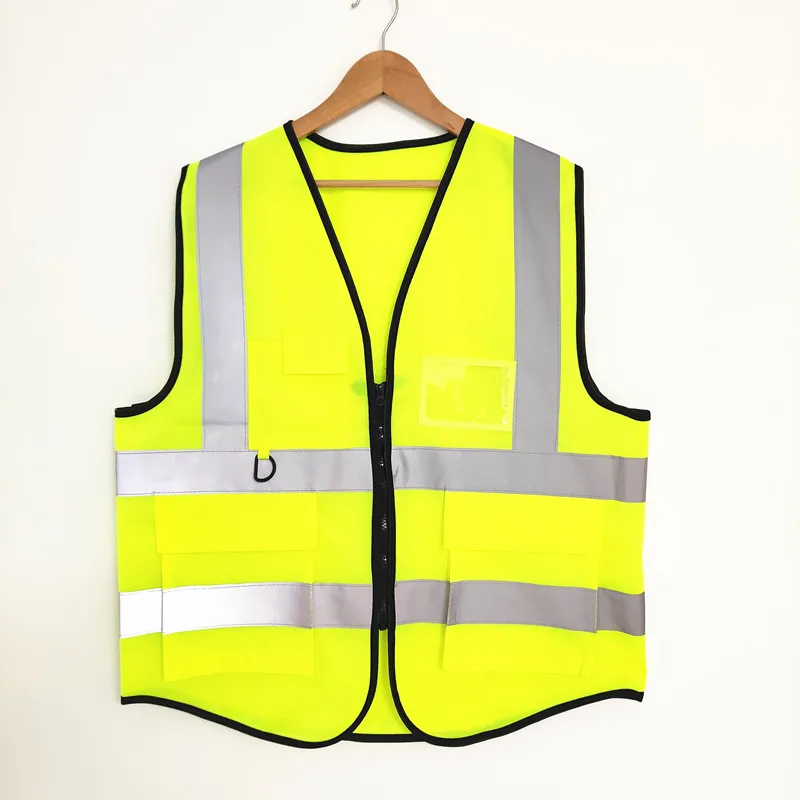 50 штук высокая видимость светоотражающий жилет куртка ткани конструкция