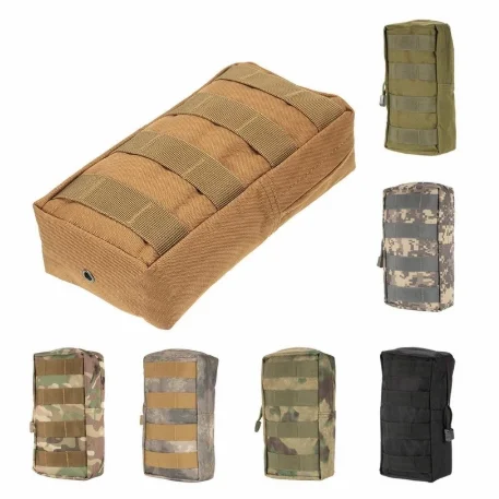 

Tactical Molle Pouch Nylon Belt Waist Pack Bag Combat Military Vest EDC Gadget Hunting Pouch Camping Bags Outdoor Equipment