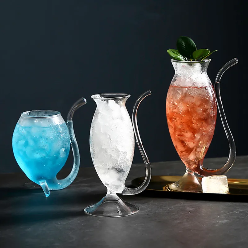 

The Bar Cocktail Glass Cup The Vampire Cold Drinks Fruit Juice Espresso Drinkware Cool Glasses Cups With Straw Transparent Mug