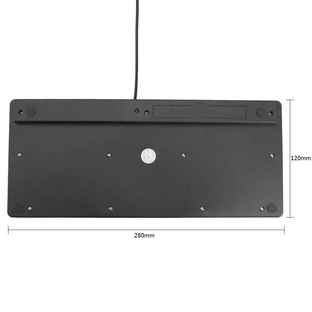 

Keyboard Skillful Manufacture K1000 Super Slim USB Mini Multimedia Wired Keyboard 78 Keys Kaypad for Notebook