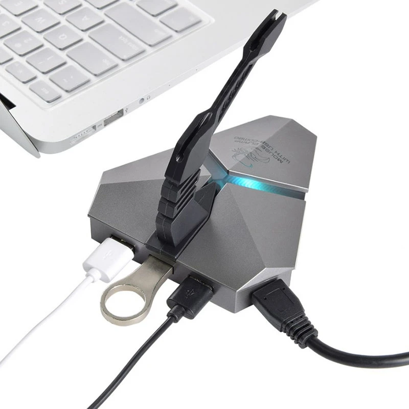 Многофункциональный Usb 3 0 хаб ридер игровая мышь Банджи шнур клип провод