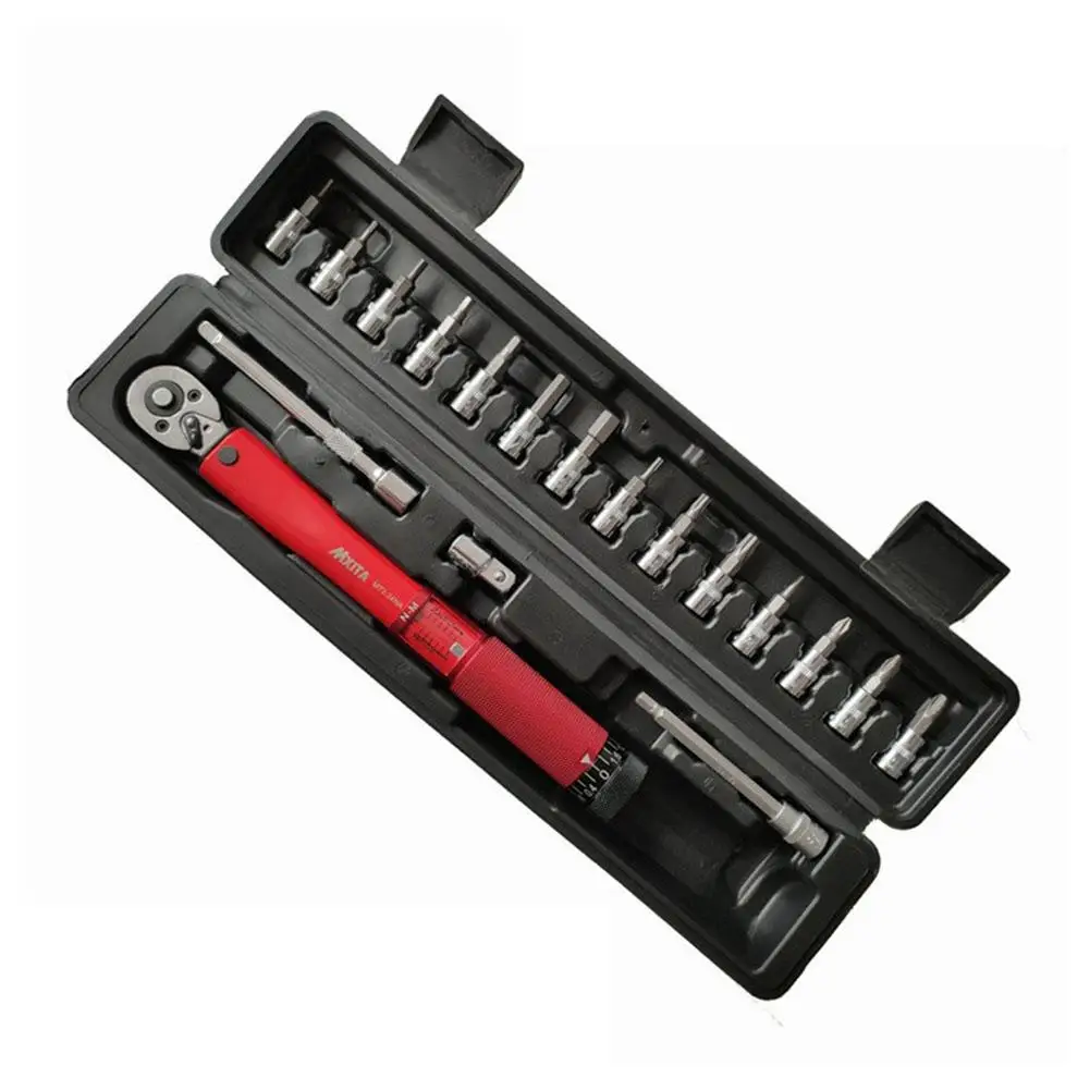 

1/4 Inch 2-24Nm Torque Wrench Set Bicycle Torque Kick Wrench Tool Adjustable Bicycle Repair Tool Cycling Supplies