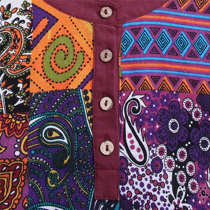 Женский хлопковый топ с длинными рукавами и круглым вырезом принтом National Wind Tourism