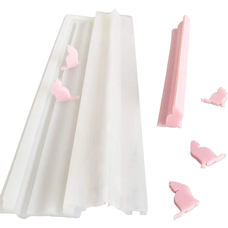 Маленькая труба для кошки силиконовая форма мыла и свечи инструменты