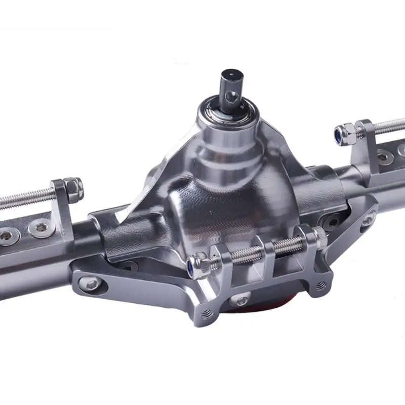 

RC Car Metal Front Rear Axle With 25T Servo Arm CNC Machined For 1:10 Crawler AXIAL SCX10 D90
