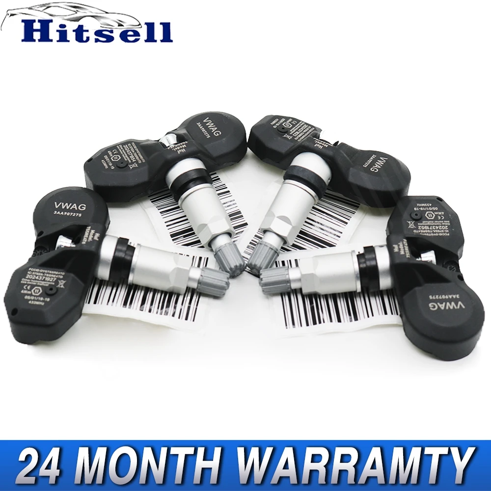 Датчик давления в шинах 3AA907275, 3AA907275B, 433 МГц Датчик давления в шинах 3AA907275, 3AA907275B, 433 МГц