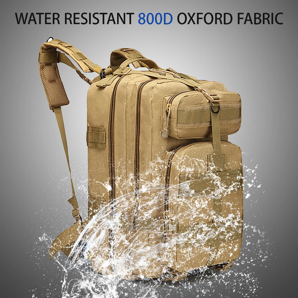 Уличный водонепроницаемый рюкзак 45 л с системой Молле | Спорт и развлечения