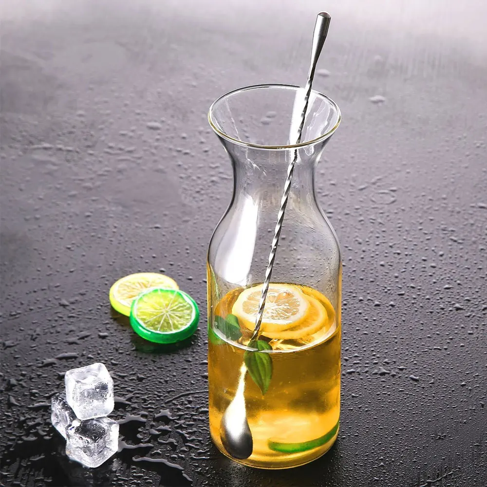 4 шт./лот 31 см нержавеющая сталь барменная смешивающая ложка спираль шаблон бар