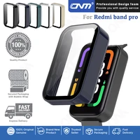 protective case for xiaomi redmi smart band pro screen protector for redmi smart band pro pc hard cover with tempered glass film