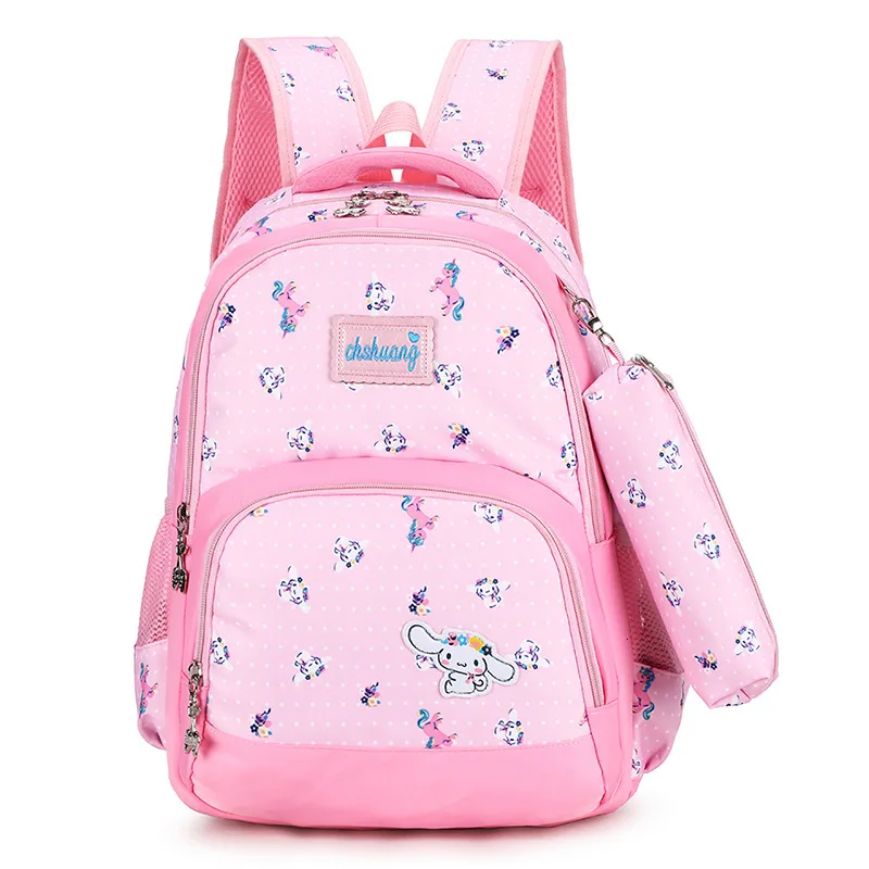 Fashion Cute Princess Children School Bags Top Quality Orthopedic Waterproof Backpack Kids Girls Rucksack black Mochila Escola