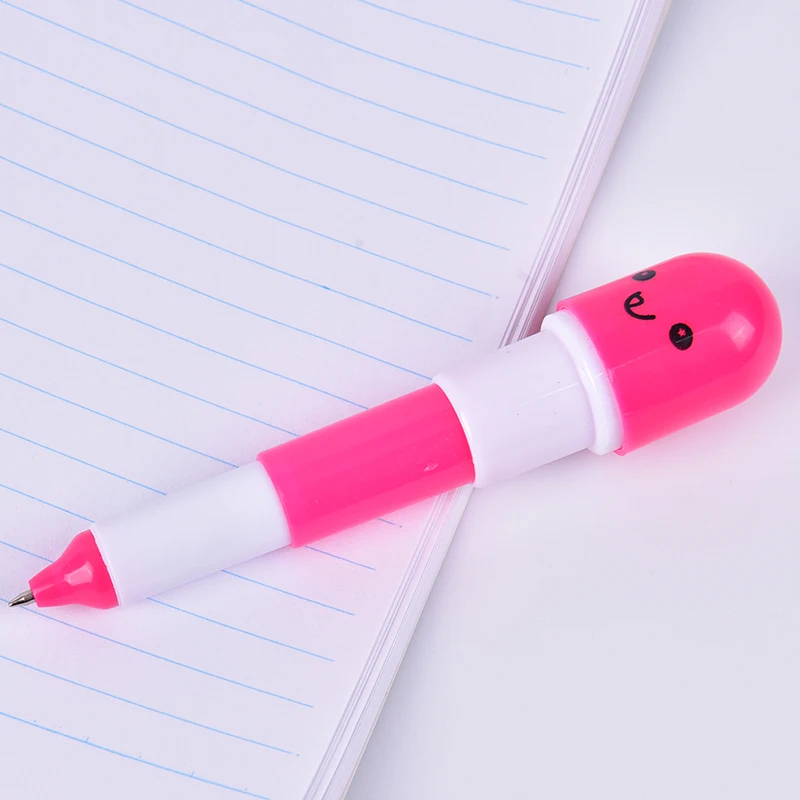 

Шариковая ручка для таблеток с милой капсула Каваий, шариковая ручка, школьные принадлежности для письма, канцелярские принадлежности