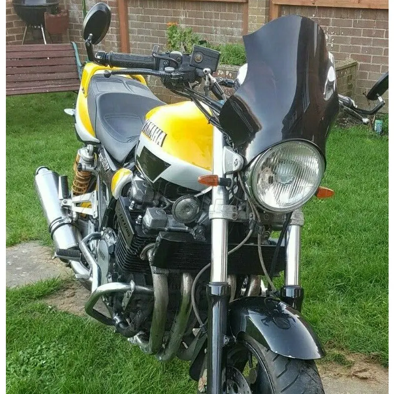 

Лобовое стекло для 1990 - 2019 Yamaha XJR1300 XJR1200 XJR400 XJR 1300 1200 400, боковой Монтажный кронштейн для фары