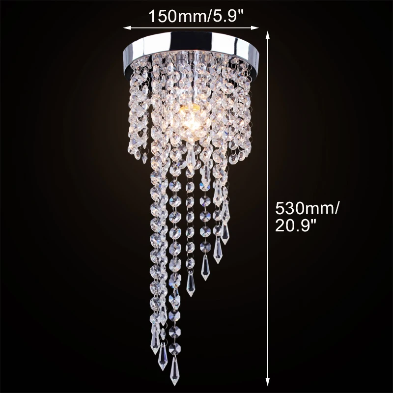 LED Crystal Chandelier Lights leɽ Lamp For Living Room Cristal Lustre Chandeliers Lighting Pendant Hanging Ceiling Fixtures | Лампы и