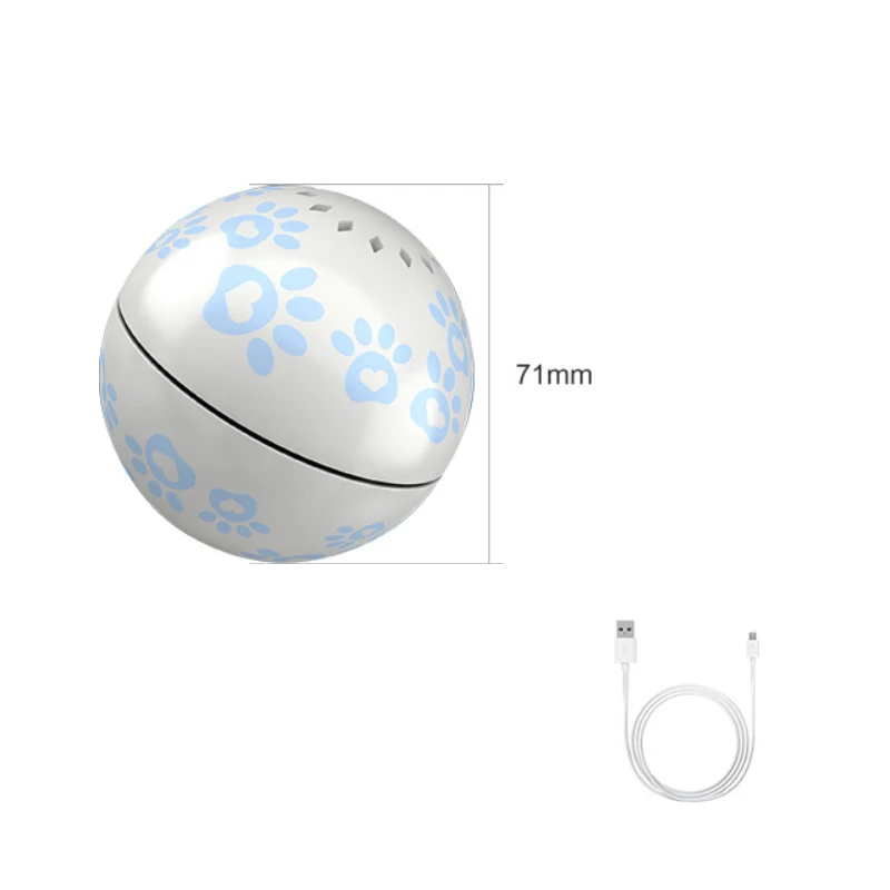 

Petoneer Smart Cat Toy Ball Pet Products USB Rechargeable Kitten Toy Balls Catnip Automatic Red Dot Funny Cat Playing Movement
