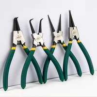 circlip pliers internal external 7 inch snap ring pliers with straight bent jaw for ring remove retaining pliers