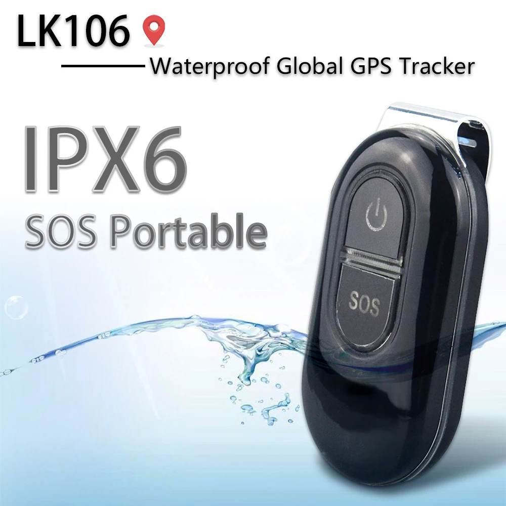 Мини gps/GSM/GPRS персональный gps трекер LK106 для детей устройство слежения в реальном