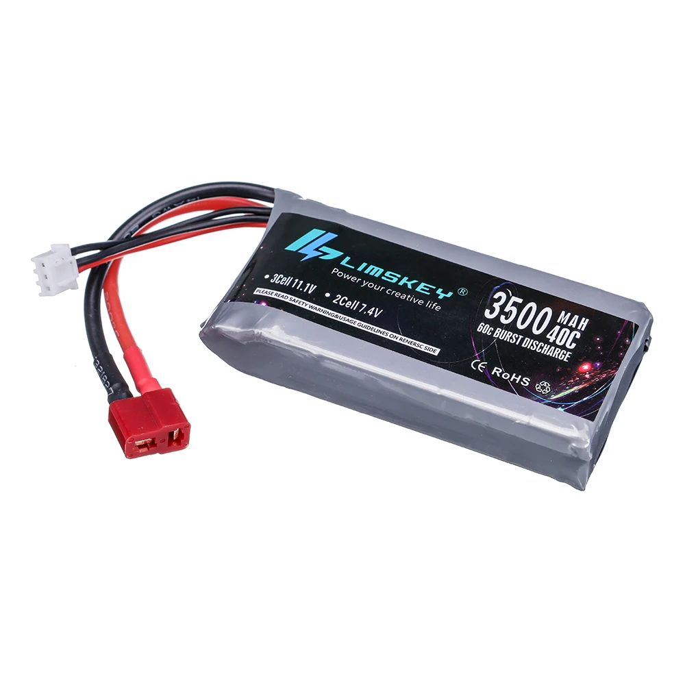 Bater&iacute;a Lipo para coche teledirigido Wltoys, 7000mah, 7,4 V, 3500mAh, 1/14, 144001, 12428-2
